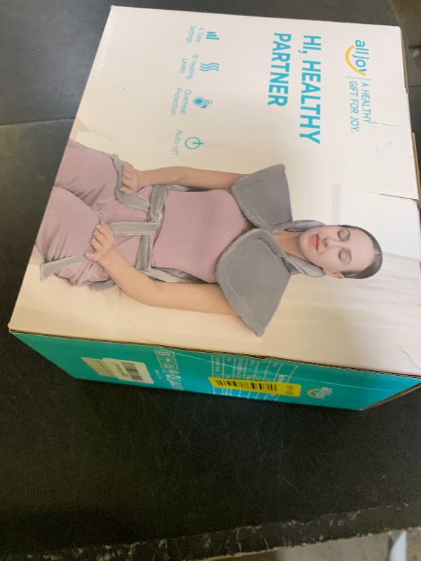 Photo 1 of Heating Pad for Back Pain Relief, 24"x33" Weighted Heating Pad for Neck and Shoulder, Neck Heating Pad Fast-Heating with 6 Settings, Auto Shut-Off Full Body Heating Pad, Gifts for Women-Washable
