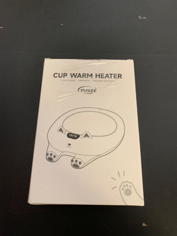 Photo 1 of PUSEE Mug Warmer,Coffee Warmer for Desk Candle Warmer Auto Shut Off,Coffee Cup Warmer with 3 Temp Settings,Electric Beverage Warmer Plate for Coffee,Tea,Water Milk and Cocoa(Not Include Cup)