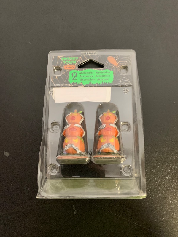 Photo 1 of Lemax Village Collection - Spooky Town Pumpkin Snowmen Set of 2 Village Accessory #34073