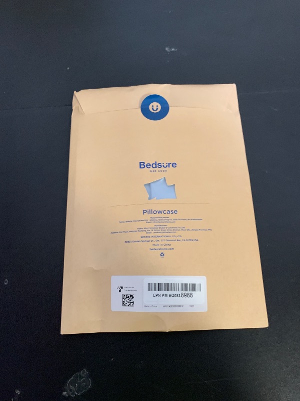 Photo 1 of Bedsure Satin Pillowcases, Similar to Silk Pillow Cases Queen Size Set of 2, Stone Blue Pillow Case for Sleeping Women with Envelope Closure, Gifts for Women Men, 20x30 Inches, 2pcs