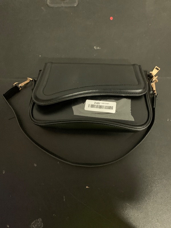 Photo 1 of KKXIU Shoulder Bag for Women Small Clutch Purses Cute Hobo Handbag Trendy Underarm Bag-Black