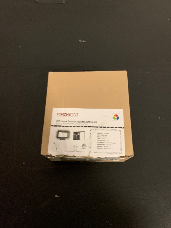 Photo 1 of TORCHSTAR LED Strip Lights for 32 Inch-60 Inch HDTV, RGB LED TV Backlight Kit with Remote, ETL Listed, 16 Colors Changing Multi-color 5050 LEDs Bias Lighting, UL Adapter, Home Theater, Gaming Computer