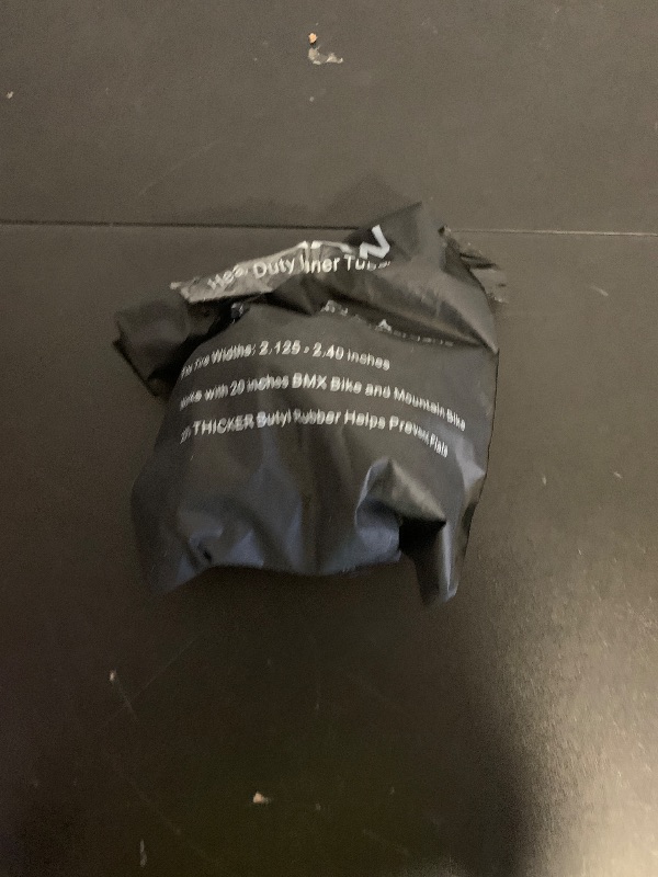 Photo 1 of 20x2.125-2.40 Bike Inner Tubes, 2 Pack 20 X 2.125 2.20 2.25 2.30 2.35 2.40 Heavy Duty Bicycle Tire Tubes with 2 Pcs Rim Strip for 20" BMX Bike Mountain Bike, Schrader Valve