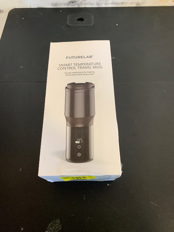 Photo 1 of FUTURELAB Smart Mug,Temperature Control Heated, Coffee Mug,15OZ, 15 Hours Battery Life,Self-Heating,Vacuum Insulated Hot Beverage Warmer,LCD Screen,Adjustable Temperature
