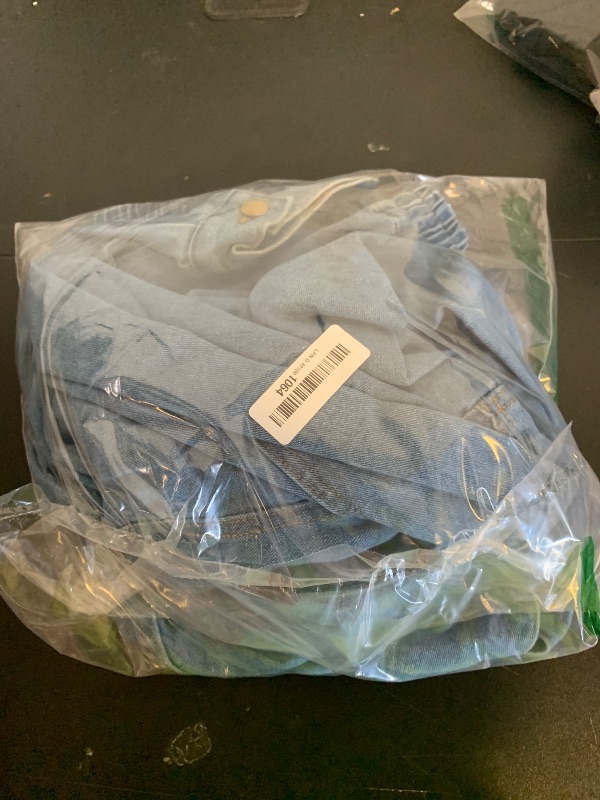 Photo 1 of Deslimale Jean Jacket Women Hooded Denim Bomber Jacket XL, Hooded denim jacket
