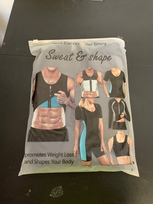 Photo 1 of NonEcho Men Sauna Vest Hot Sweat Waist Trainer Corset Neoprene Tank Top Shapewear Slimming Shirt Workout Suit
