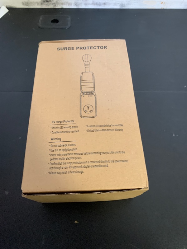 Photo 1 of EPLCSE RV Surge Protector 30 Amp, 10000 Joules RV Circuit Analyzer with Waterproof Cover,RV Adapter Plug for Camper Travel Trailers (30 AMP)