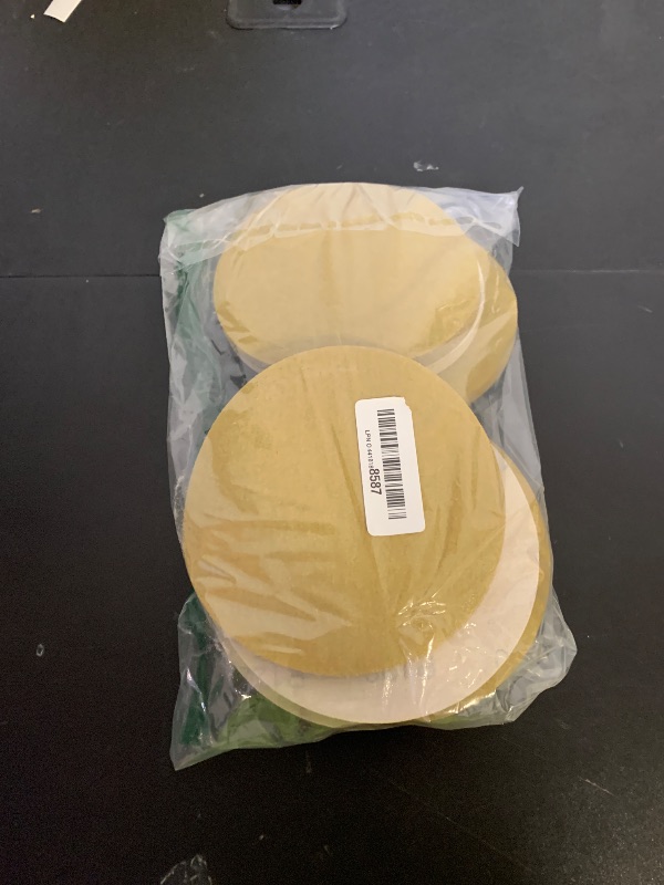 Photo 1 of Keeimp 6 Inch Sanding Discs Hook and Loop No Hole, 120 Grit Sandpaper, Da Sandpaper for Automotive and Woodworking, 100 Pack