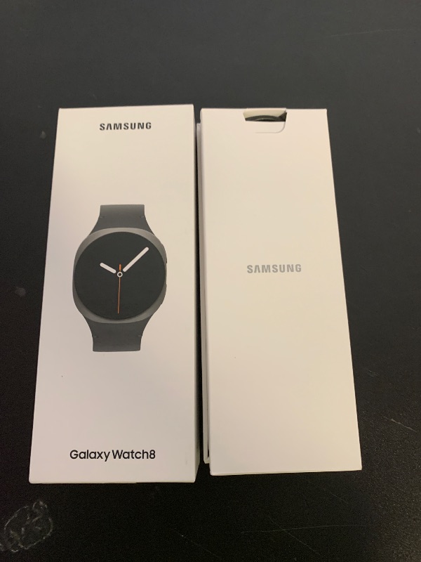 Photo 1 of Samsung Galaxy Watch 8 (2025) 44mm Bluetooth Smartwatch, Cushion Design, Fitness Tracker, Sleep Coaching, Running Coach, Energy Score, Heart Rate Tracking, Graphite [US Version, 2 Yr Warranty]