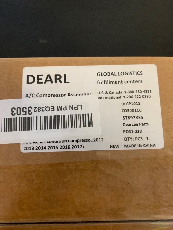 Photo 1 of A/C AC air condition compressor with Clutch L4 1.8L 2.0L 2.4L compatible with Jeep 09-17 Compass Patriot / 09-12 Caliber 09 10 11 12 13 14 15 16 17 (2009 2010 2011 2012 2013 2014 2015 2016 2017)
