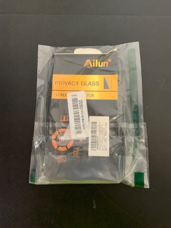 Photo 1 of Ailun Privacy Screen Protector for iPhone 16 Plus/ 15 Plus/ 15 Pro Max 6.7 Inch 3 Pack Tempered Glass Anti Spy Private