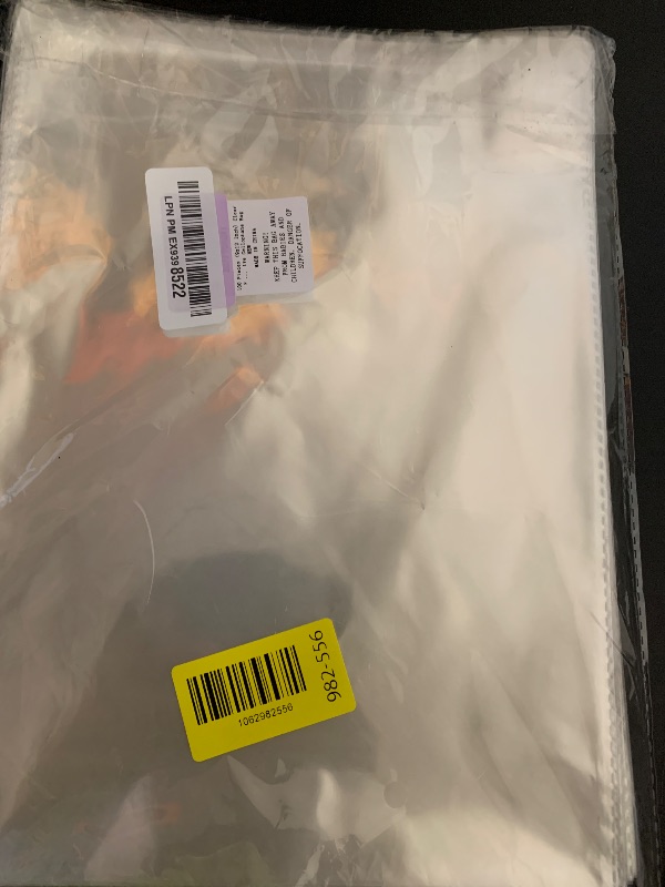 Photo 1 of 100 Pieces (9x12 Inch) Clear Plastic Bags for Packaging, Clothing & T-Shirts Strong Packing Self Adhesive Cellophane Bag