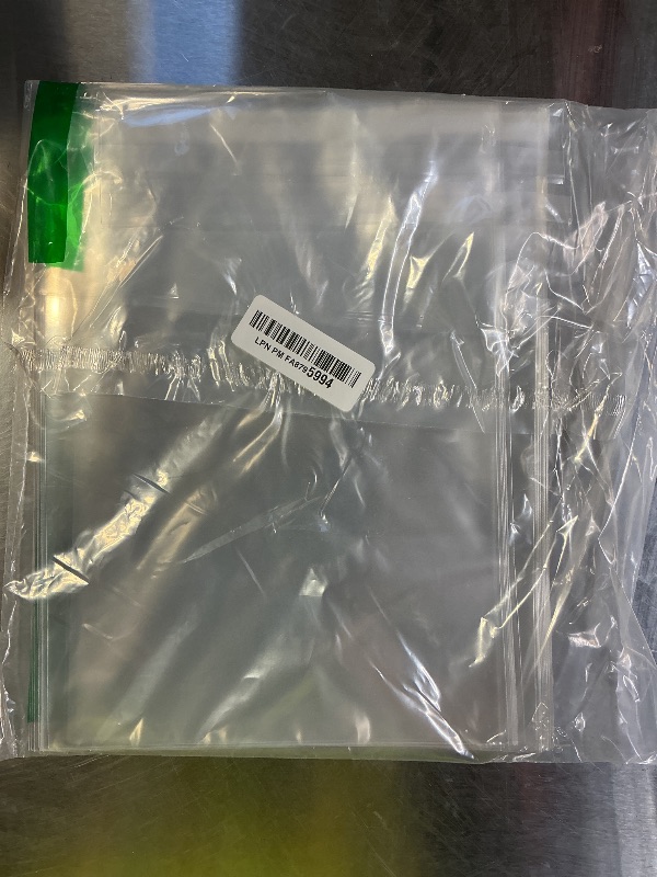Photo 1 of 100 pcs Clear 8" x 10"(19.8 * 25cm) Self Seal Cello Cellophane Bags Resealable Poly Bags 1.4 mils OPP Bag for Packaging Clothing, T Shirts, Party Decorative Gift