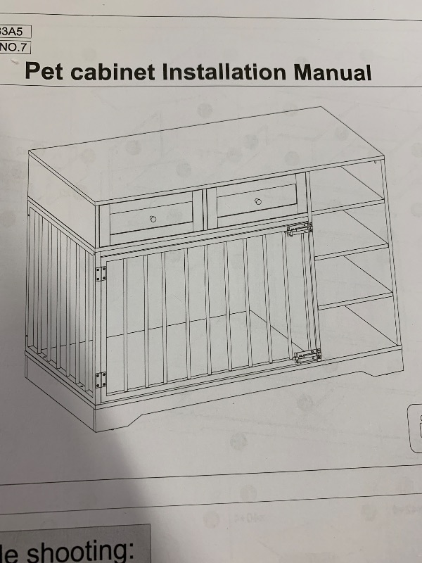Photo 1 of Garvee Dog Crate (Vintage White)