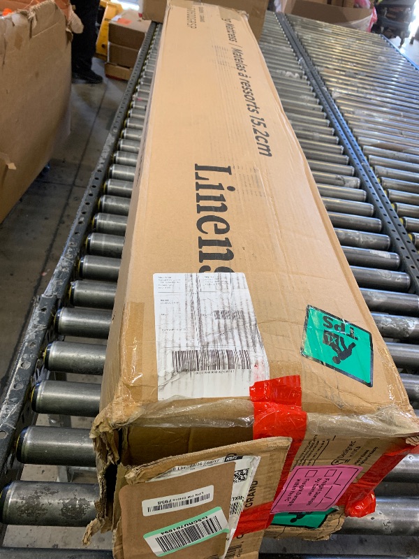 Photo 1 of Linenspa 6 Inch Mattress - Firm Feel - Bonnell Spring with Foam Layer - Mattress in a Box - Youth or Kids Bed - Guest Bedroom - Durable and Breathable Support - Affordable - Queen Size