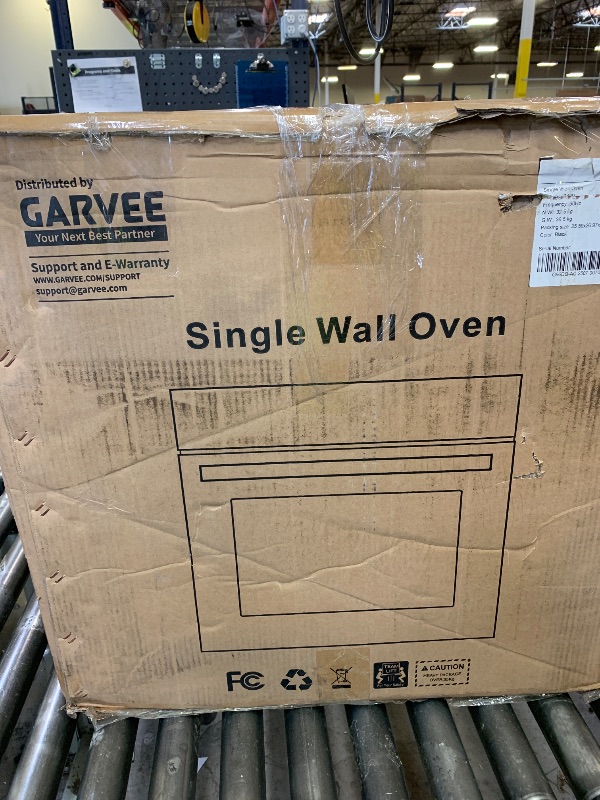 Photo 1 of Garvee 24" Single Wall Oven, Built-in Electric Ovens with 11 Cooking Modes, 3000W, 240V, 2.5 CF Convection Built-in Oven, Stainless Steel, Touch Control, Timer, Safety Lock