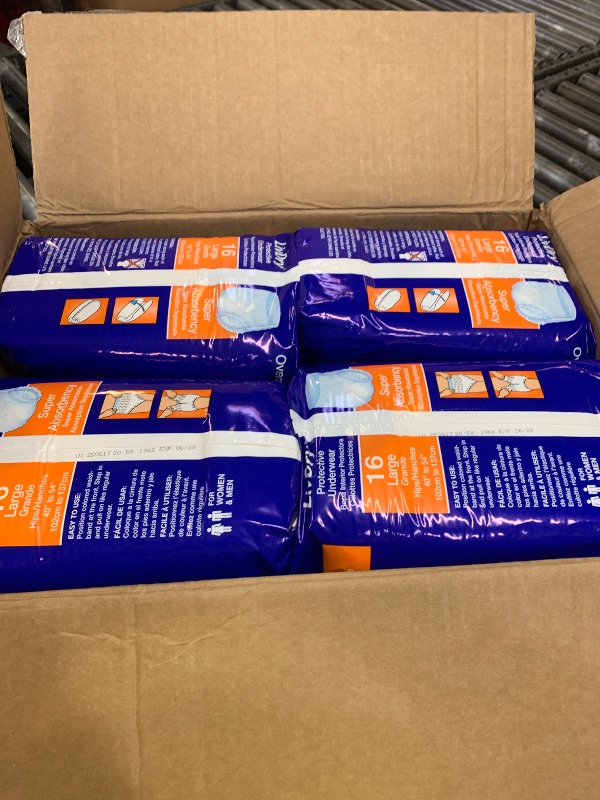 Photo 1 of LivDry Overnight Protective Underwear Large size Count: 64