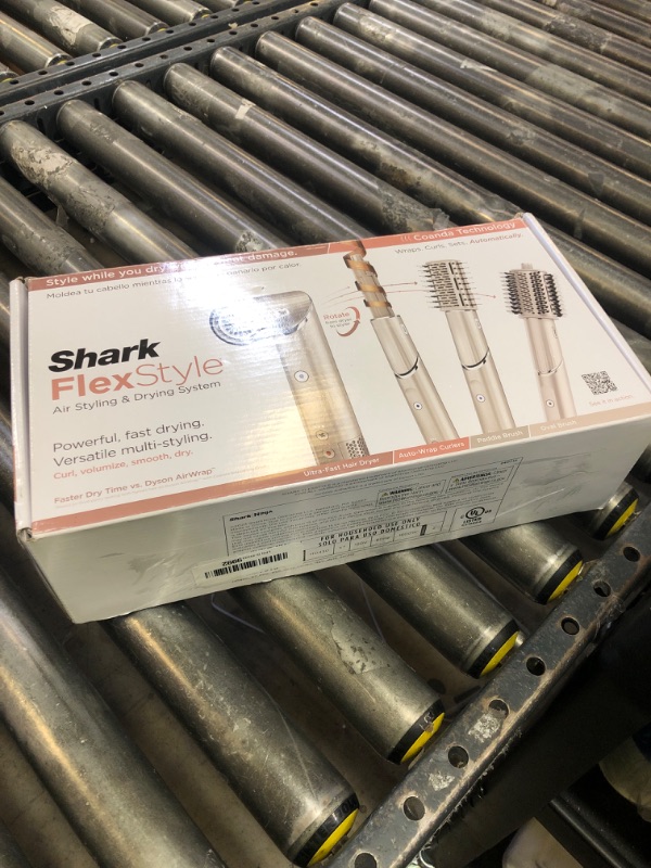 Photo 1 of Shark HD430 FlexStyle Air Styling & Drying System, Powerful Hair Dryer Brush & Multi-Styler with Auto-Wrap Curlers, Paddle Brush, Oval Brush, Concentrator Attachment, Stone