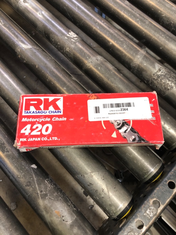 Photo 1 of RK Racing Chain M420-112 (420 Series) 112-Links Standard Non O-Ring Chain with Connecting Link