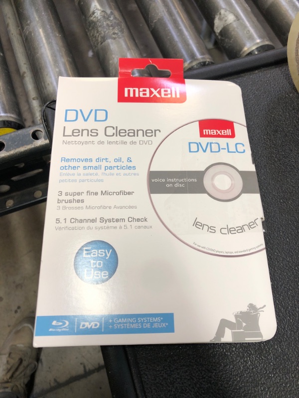 Photo 1 of Maxell DVD-LC DVD Lens Cleaner, One Size