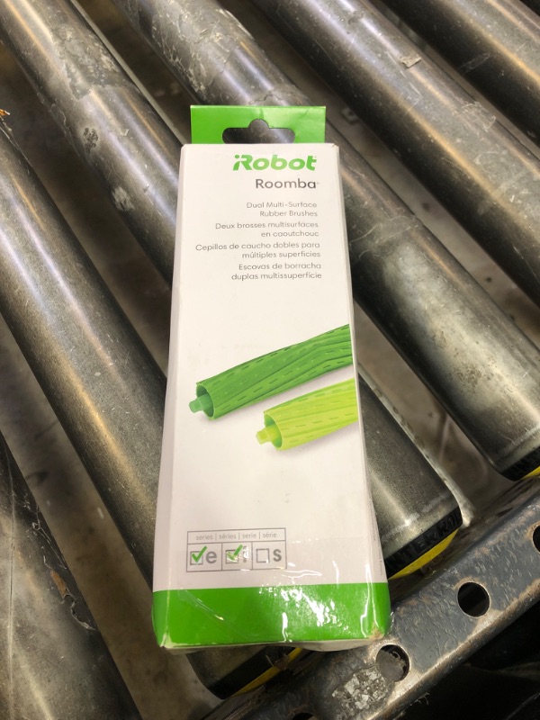 Photo 1 of iRobot Roomba Authentic Replacement Parts - e, i, & j Series Replacement Dual Multi-Surface Rubber Brushes,Green