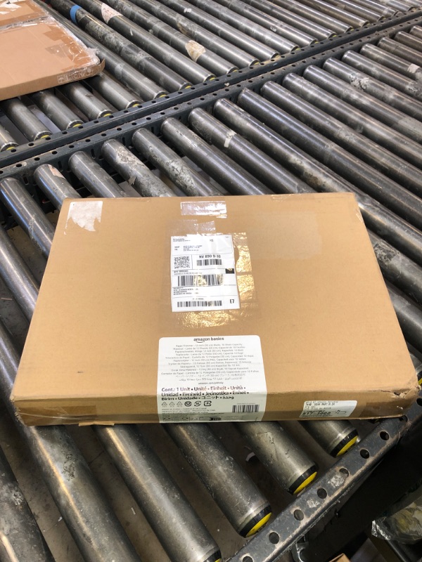 Photo 1 of Amazon Basics Paper Trimmer Cutter for Office and Crafts, Heavy-Duty, Portable Paper Slicer, 12-Inch, 10-Sheet Cardstock