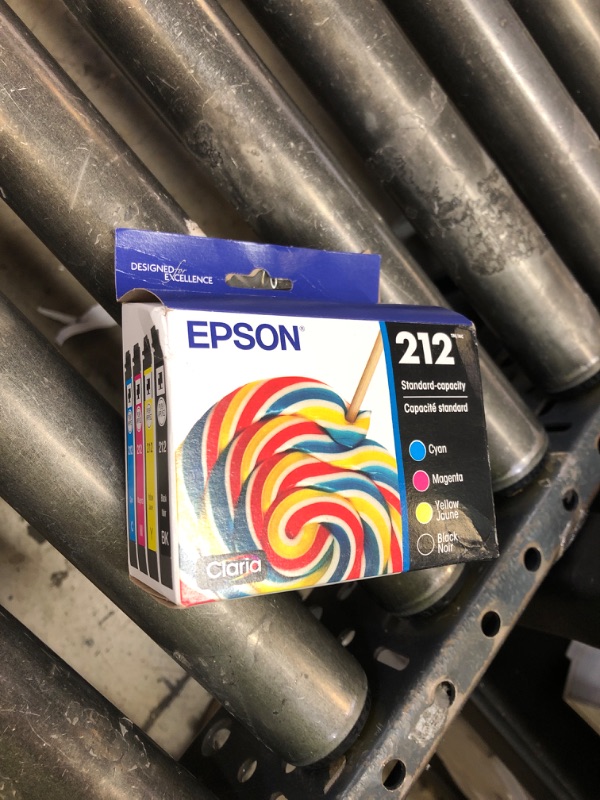 Photo 1 of EPSON 212 Claria Ink Standard Capacity Black & Color Cartridge Combo Pack (T212120-BCS) Works with WorkForce WF-2830, WF-2850, Expression XP-4100, XP-4105