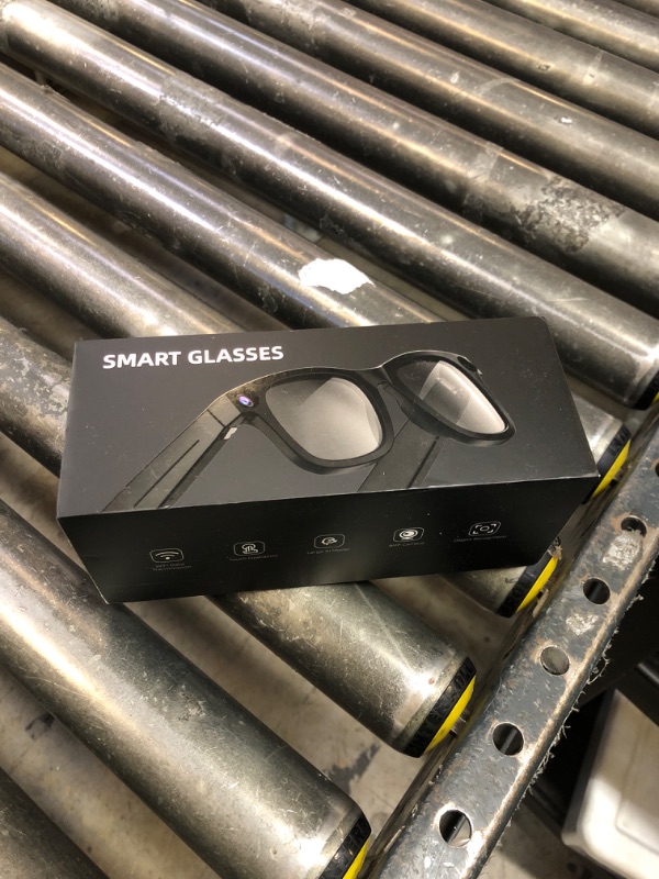 Photo 1 of AI Smart Glasses with Camera, 800W HD Camera Glasses, 1080P Video Recording Sunglasses, Real Time Translation, Voice Assistant, Open-Ear Audio for Travel, Meetings & Vlogging