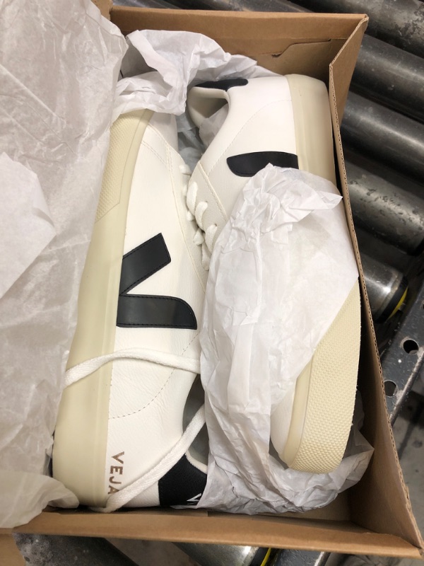 Photo 1 of Veja Men's Campo Sneakers, Extra White/Black, 10 Medium US