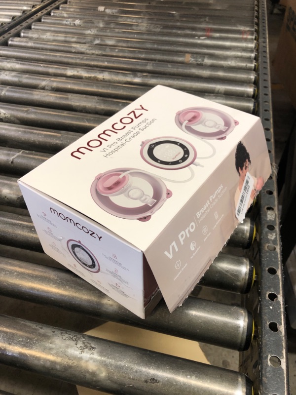 Photo 1 of Momcozy Breast Pump V1 Pro Hospital-Grade, Hands-Free & Portable Wearable Pump, Upgraded Electric Pump with 3 Fine-Tuned Rhythms|15 Levels, Come with Leak-Proof DoubleFit Flange, Cozy Red.