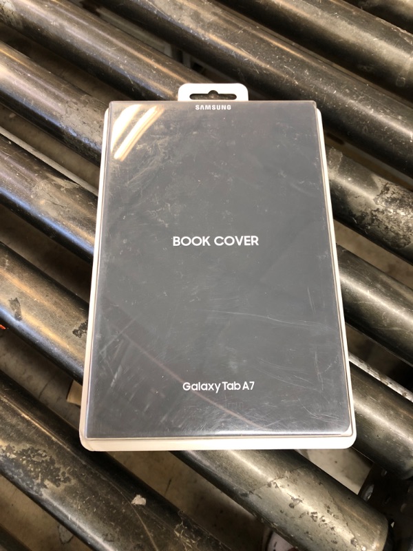 Photo 1 of Samsung Electronics Tab A7 Bookcover - Grey (EF-BT500PJEGUJ)