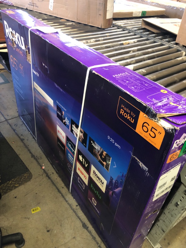 Photo 1 of Roku Smart TV 2025 – 65-Inch Select Series, 4K HDR TV – RokuTV with Enhanced Voice Remote – Flat Screen LED Television with Wi-Fi for Streaming Live Local News, Sports, Family Entertainment