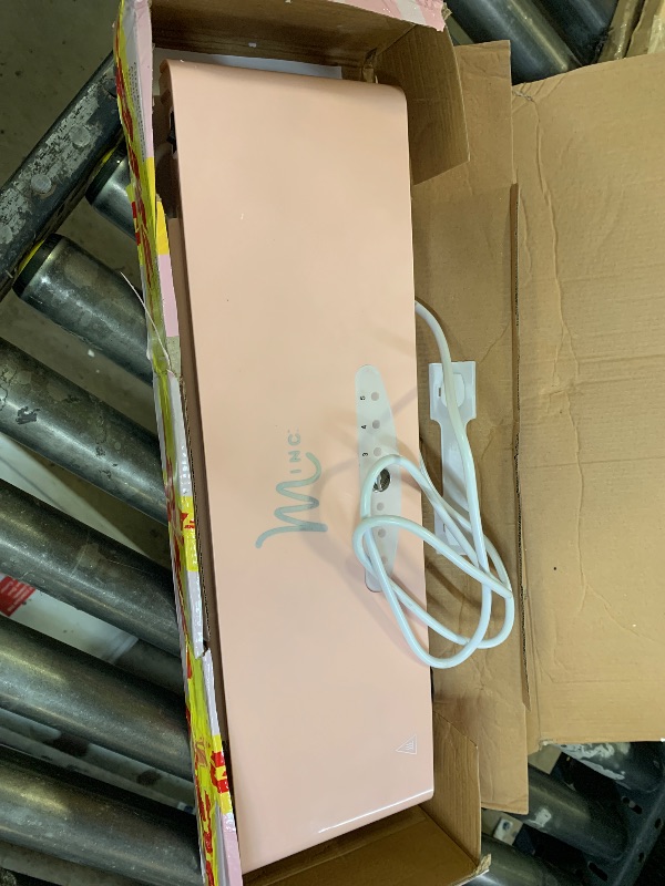 Photo 1 of American Crafts, Heidi Swapp, Minc Wheel Foiling Machine Laminator Applicator & Starter Kit,12 inch, Pink, Includes Transfer Folder, Gold Foil Sheet and 3 Tags, Make Cards, Invitations, and More