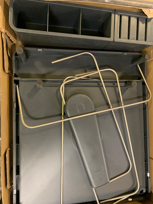 Photo 1 of Joseph Joseph Extend Max Steel Expanding Dish Drying Rack, high Capacity for Large Items, Cutlery and Knife Holder, Swivel Draining Spout, Stainless Steel