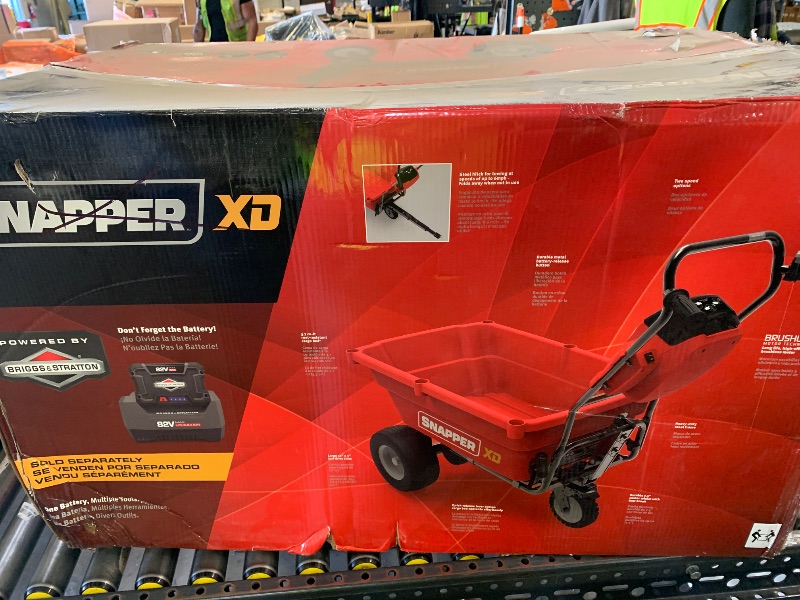 Photo 1 of XD 82-Volt MAX Cordless Electric Self-Propelled Utility Cart with 3.7 Cu. Ft. Cargo Bed, Battery & Charger Not Included
