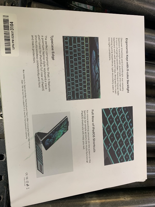 Photo 1 of typecase Keyboard Case for iPad Air 13(M3 2025 / M2 2024) and iPad Pro 12.9 (6th, 5th, 4th, 3rd Gen),Magic Keyboard for iPad Pro 12.9,Keyboard Case with Multi-Touch Trackpad, 11 Colors Backlight,Black