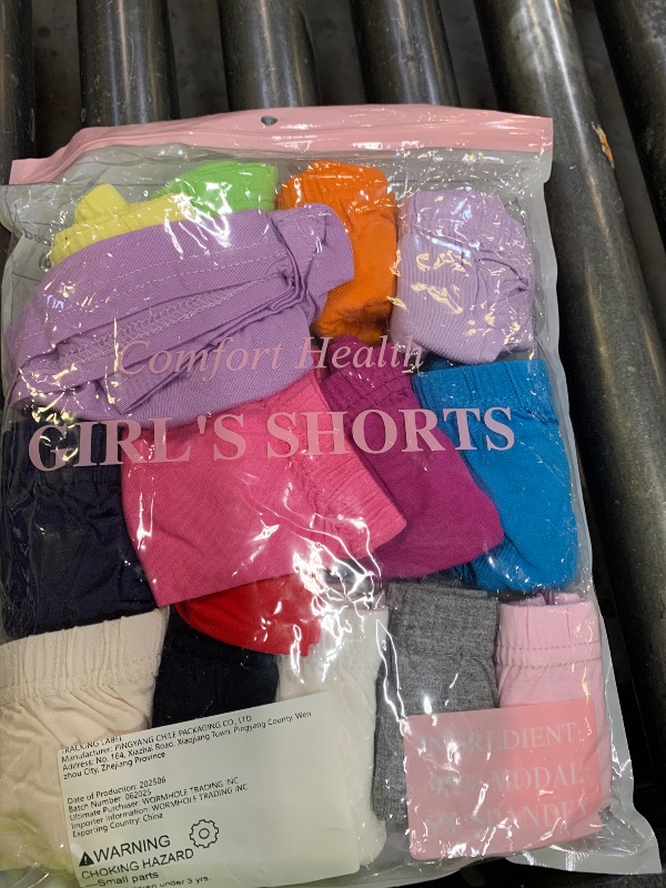 Photo 1 of HOLLHOFF 15 Pack Girls Dance Shorts 2-3T, 15 Color Bike Short Breathable and Safety for Playgrounds and Gymnastics Multi