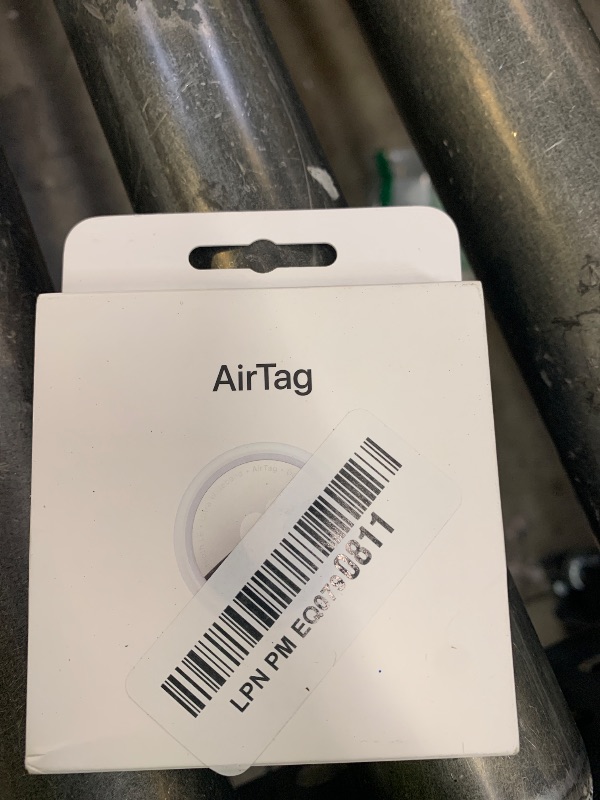 Photo 1 of Apple AirTag. Keep Track of and find Your Keys, Wallet, Luggage, Backpack, and More. Simple one-tap Set up with iPhone or iPad