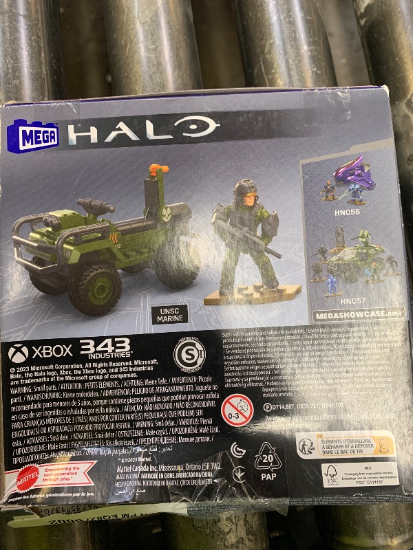 Photo 1 of MEGA Halo The Series ATV Building Toys Set, FLEETCOM Mongoose Vehicle with 79 Pieces, 1 Poseable Articulation Figure, Green, Kids or Adults