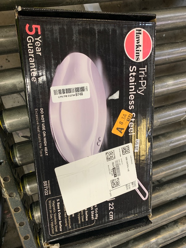 Photo 1 of Hawkins Tri-Ply Stainless Steel Tava 22 cm, 3.5mm Induction Compatible