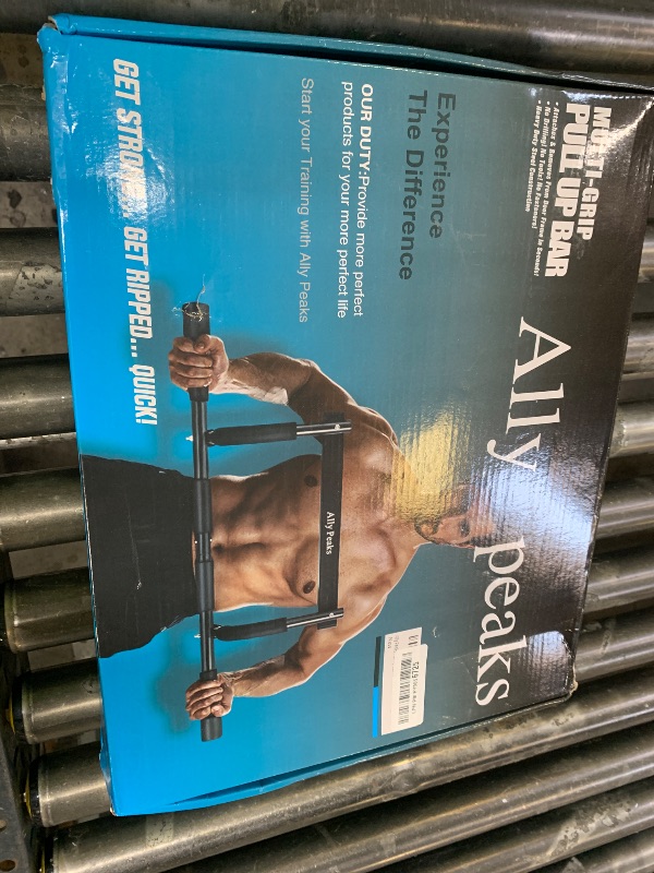 Photo 1 of Ally Peaks Pull Up Bar for Doorway | Thickened Steel Max Limit 440 lbs Upper Body Workout| Multi-Grip Strength| Indoor Chin-Up Bar Fitness Trainer for Home Gym Portable
