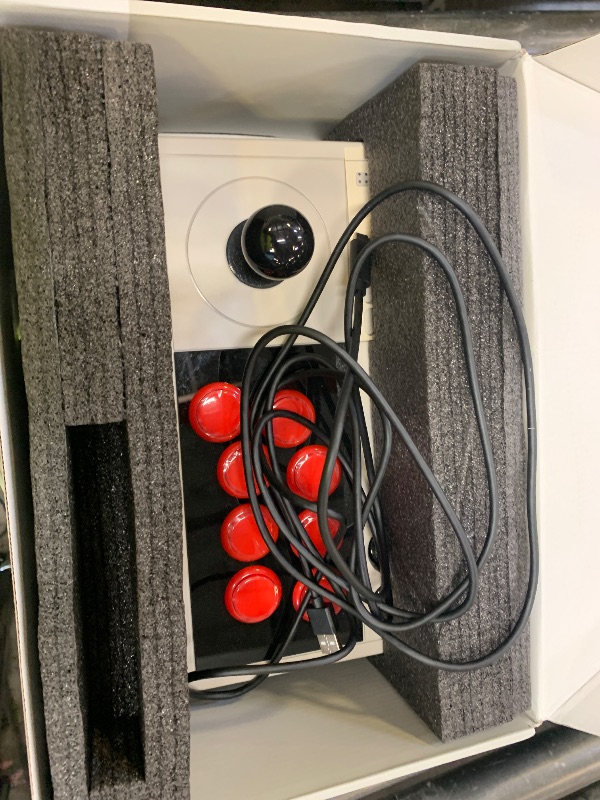 Photo 1 of 8Bitdo Retro Arcade Fight Stick 8 Way Joystick with 2 Dedicated Macro Buttons and Turbo Function for Switch/Switch 2 and PC Windows, Support Bluetooth, 2.4G Wireless and Wired USB-C Cable Connection