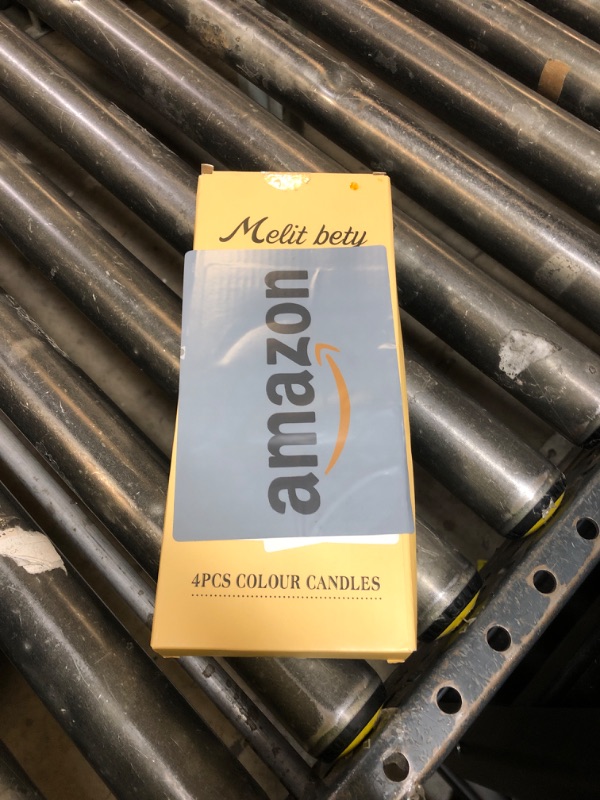 Photo 1 of 10 inch Gradual Spiral Color Taper Candles Set of 4 Pack Tapered Candle, Tall Candlesticks,for Dinner Party Wedding, Holiday Spring,Home Decor,Kitchen Decor (4, Orange, 10inch)