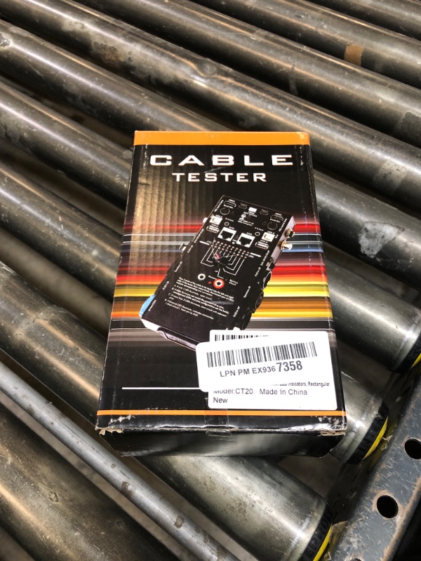 Photo 1 of MFL. 15-Plug Audio Cable Tester Line Finder Black 15-in-1 Cables Checker 10-Way Switch Wire Tracker with LED Indicators, Rectangular