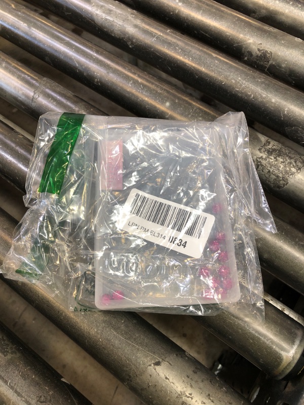 Photo 1 of 150 pcs 10mm Rhinestone Beads for Jewelry Making, Fuchsia Shiny Round Shamballa Disco Beads Bulk, Sparkle Crystal Clay Christmas for Bracelet Baseball Necklace Earring Crafting and DIY