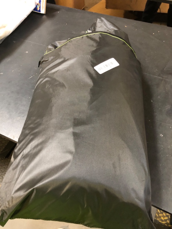 Photo 1 of UIRWAY 21 Ft Round Winter Pool Cover with Reflective Strips, Swimming Pool Cover for Above Ground Pools, Solar Cover Including Rope Tie and Luminous Ground Nails, PU Tarp Snug Fit for UV Protected