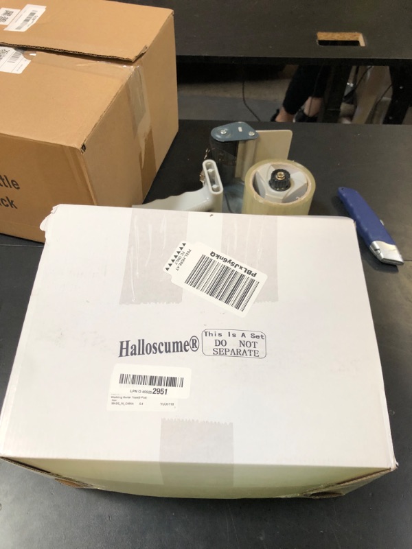 Photo 1 of Halloscume 11.02in Blank Autograph Football Size 9 White Football with 1 Brown and 3 White Panels for Signature Autographs Customized Trophy Rugby Game Wedding Garter Toss(6 Pcs)