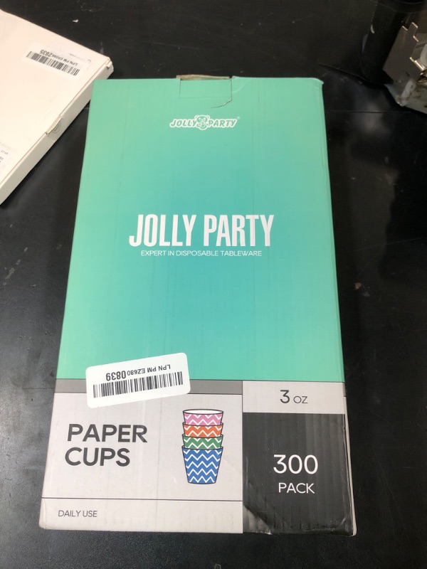 Photo 1 of [300Pack] Paper Cups, 3oz Disposable Bathroom Cups, Mouthwash Cup, Cold Disposable Drinking Cup for Party, Picnic, BBQ, Travel, and Event (Strip)