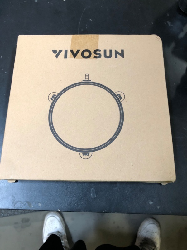 Photo 1 of VIVOSUN Air Stone Disc 8 x 8 Inch with Shell and Sucker for Aquarium, Fish Tank and Hydroponics Air Pump