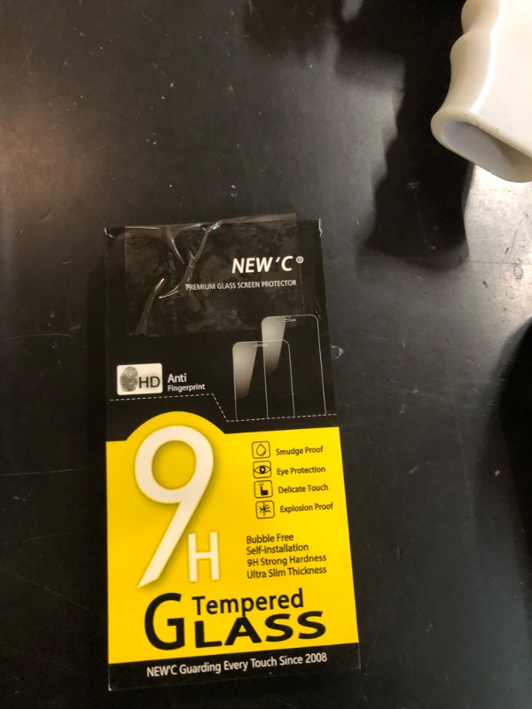 Photo 1 of NEW'C 3 Pack Designed for iPhone 15 Pro Max Screen Protector (6.7 inches),Enhanced Tempered Glass Protection with Easy Installation Tool Included,Ultra Resistant